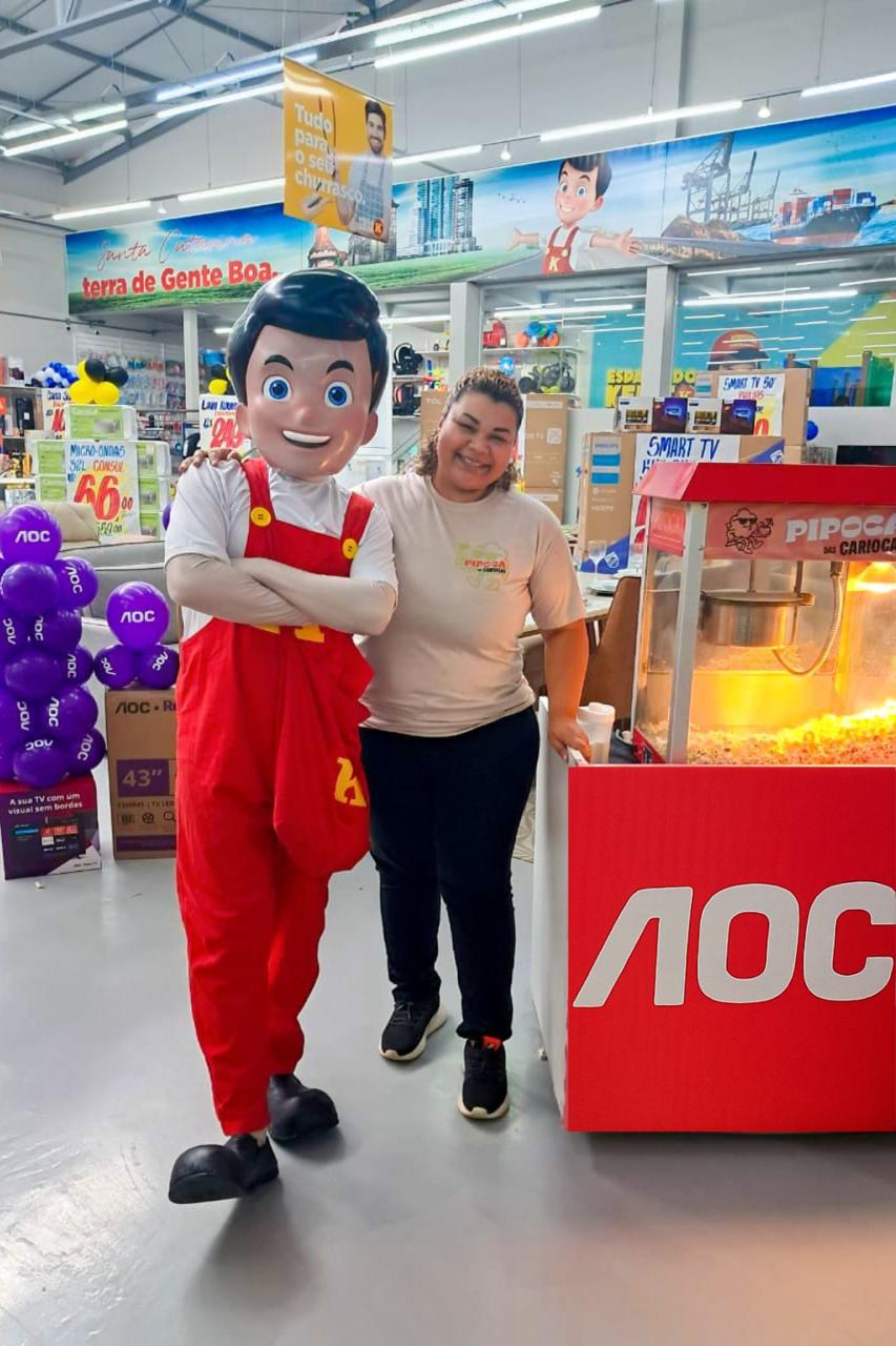 Pipoca das Cariocas em evento